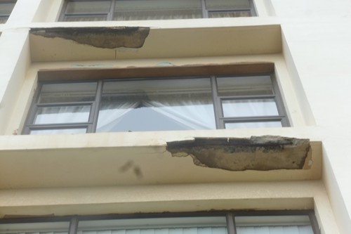 Building repairs non-existent
