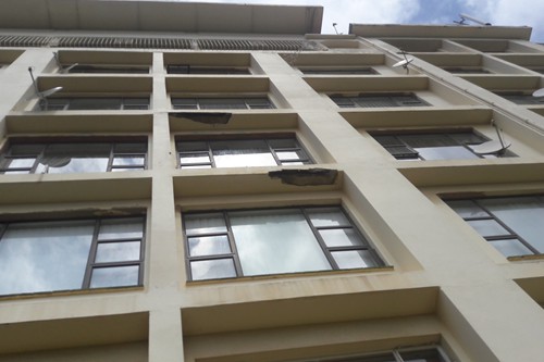 Mortar crumbling off putting lives at risk