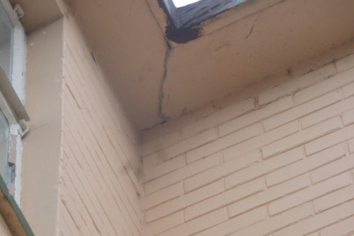 Neglect is evident in many corners of the building